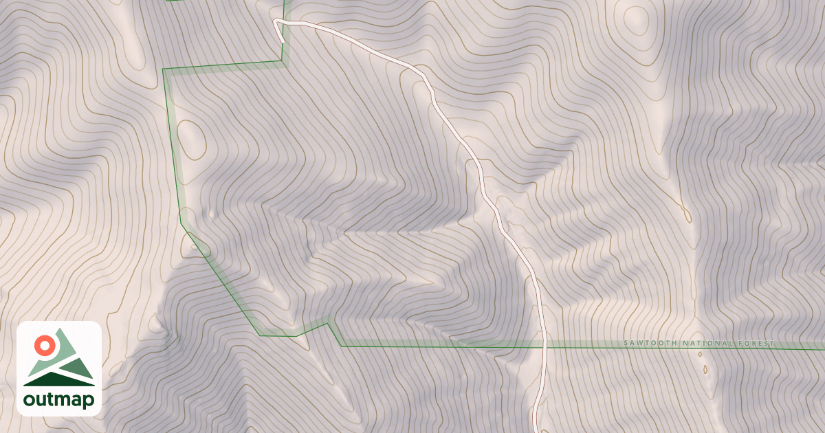 Map of COURIER GULCH