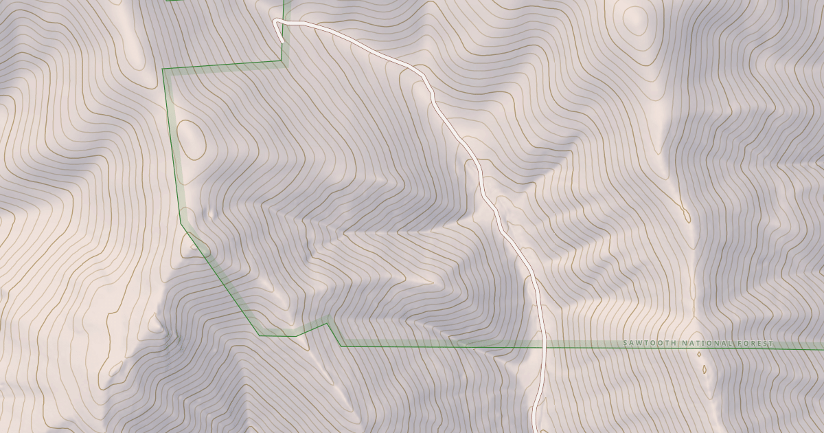 Map preview of COURIER GULCH