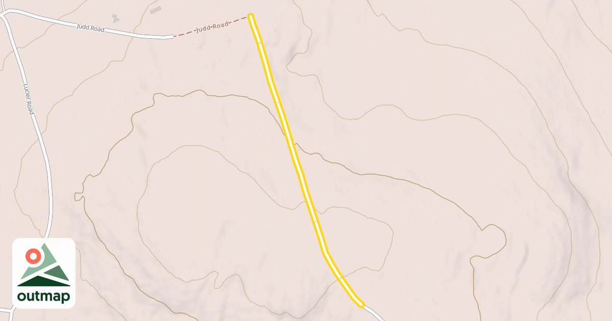 Map of Old Judd Road