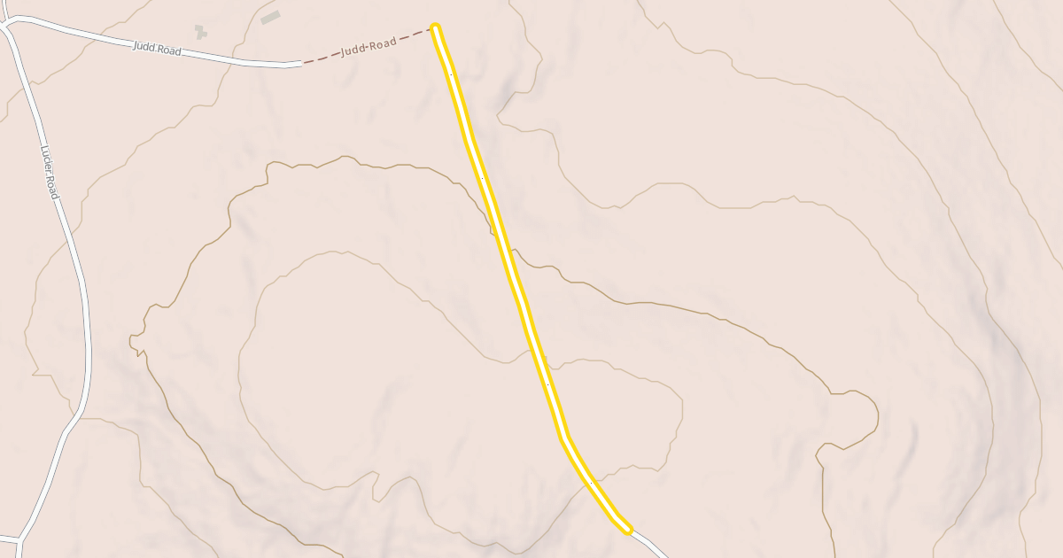 Map preview of Old Judd Road