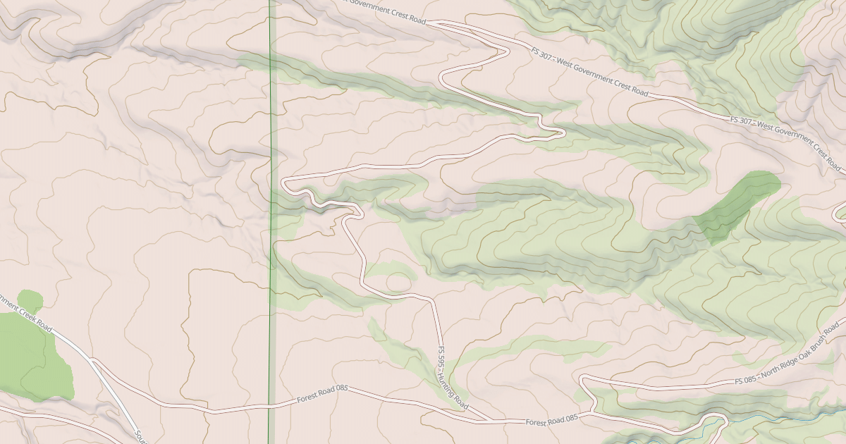 Map preview of WEST GOVT-WEST OAK