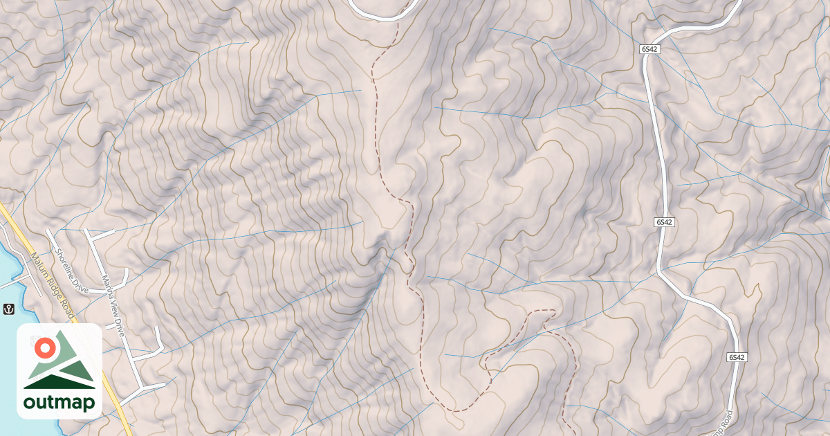 Map of CENTRAL CAMP G SPUR