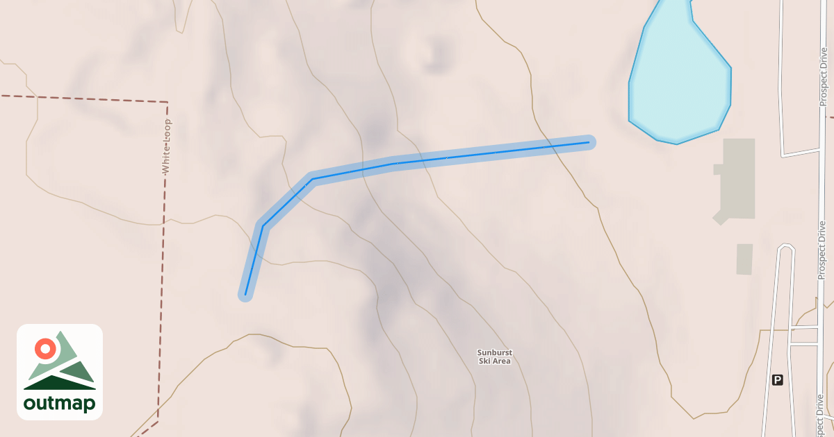 Map of Freida's Run