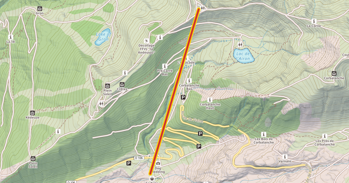 Map preview of Molliets