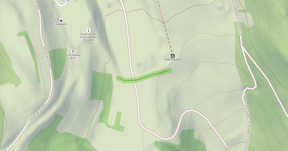 Map preview of La Mt Blanc