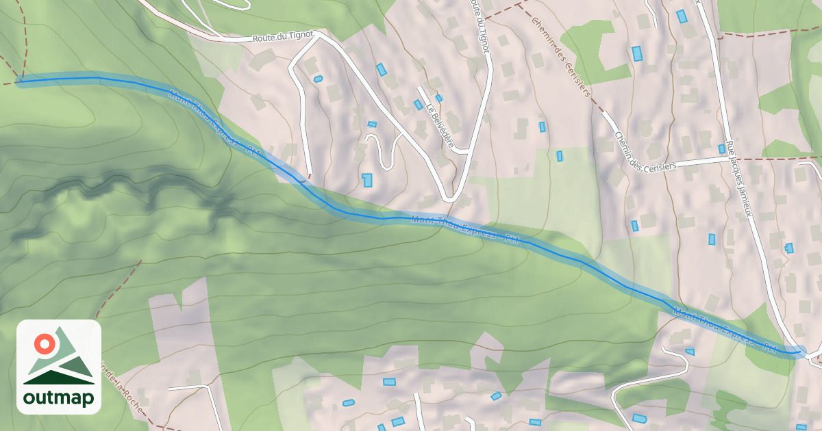Map of Mont Thou Express - Pt1