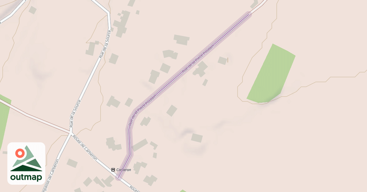 Map of Rue de la Pièce Poulain