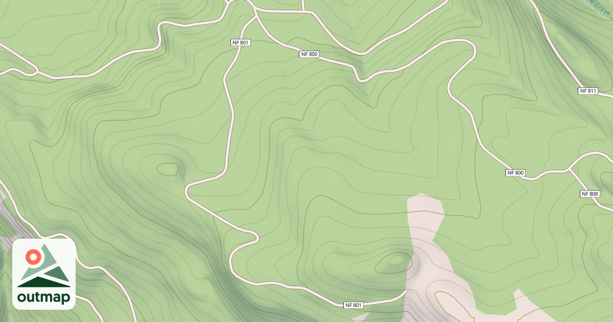 Map of BUCKHORN - BENCHMARK TS