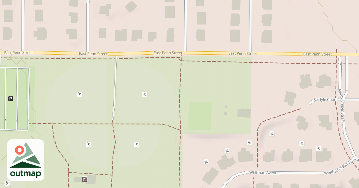 Map of Penn Meadows Park