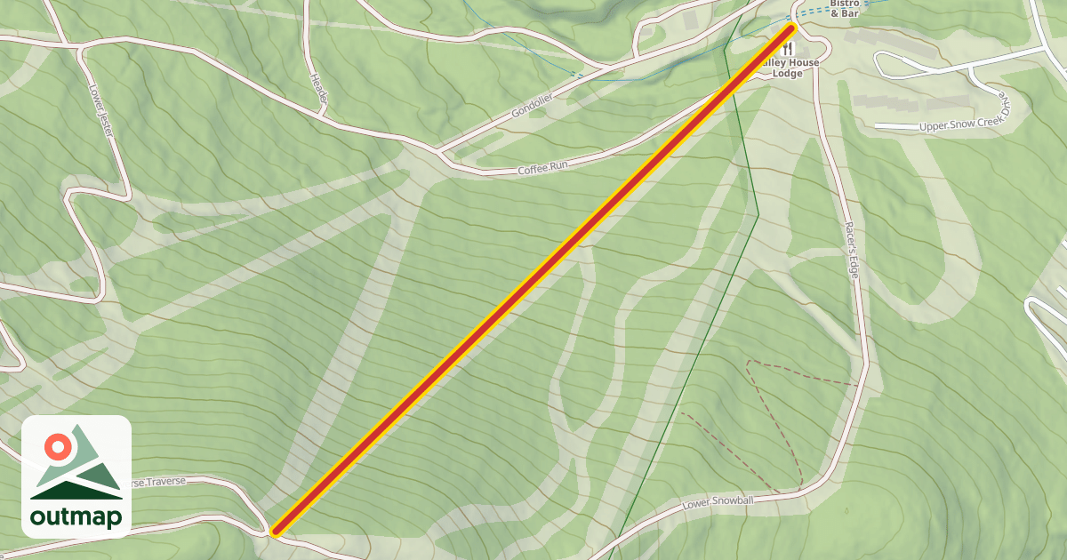 Map of Valley House Quad
