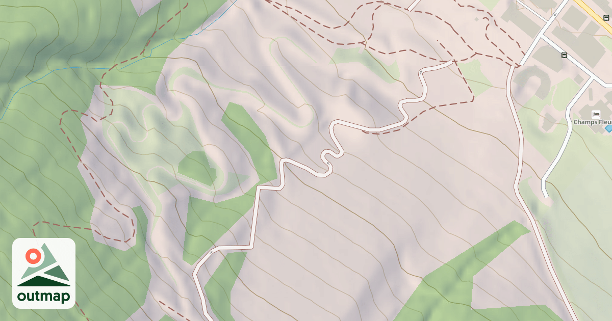 Map of Luge d'été