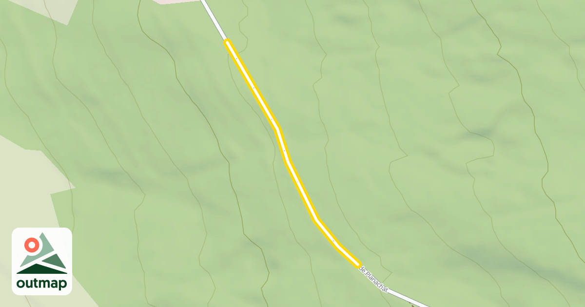 Map of Route de Planachat