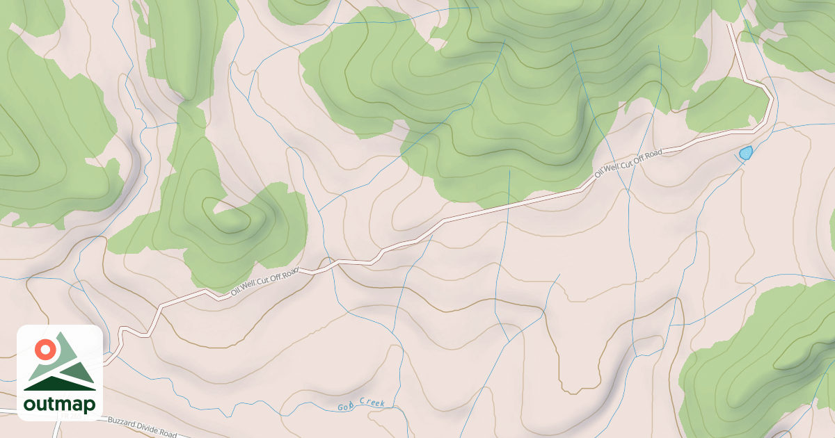 Map of OIL WELL CUT OFF