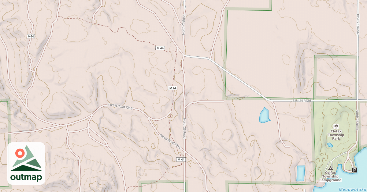Map of COUNTY 25 ROAD