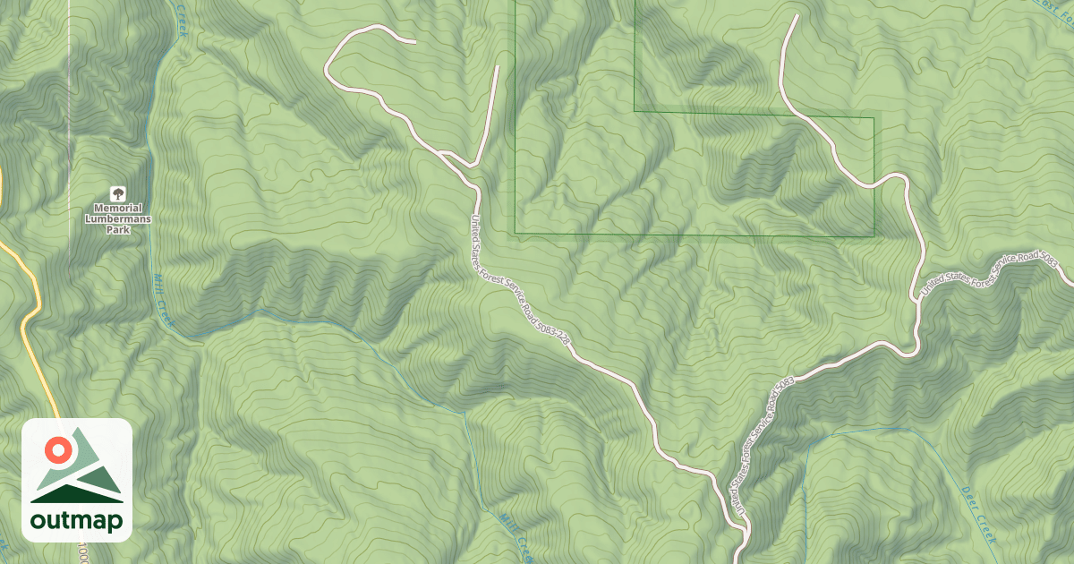 Map of USFS Motor Vehicle Use Map Roads {AFB3CF58-2457-486E-9FDE-DA717CDBA268}
