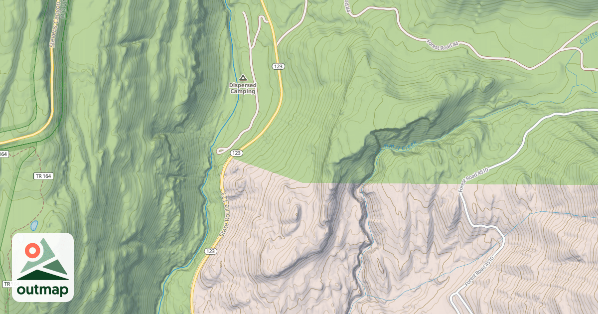 Map of CARLTON
