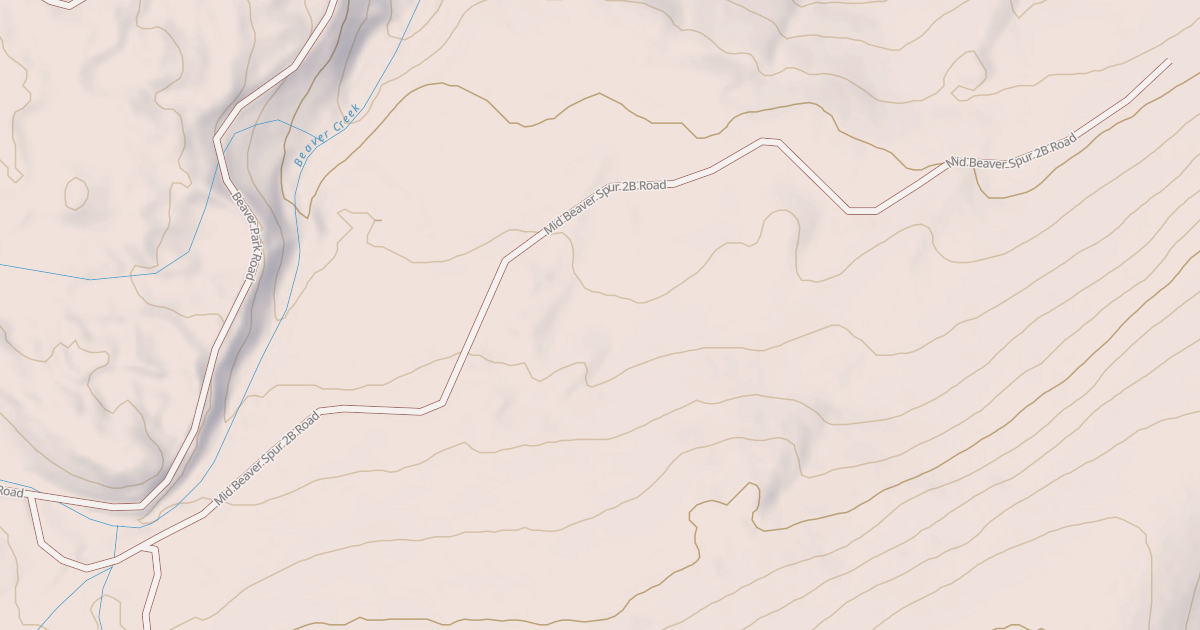 Map preview of MID BEAVER SPUR 2B