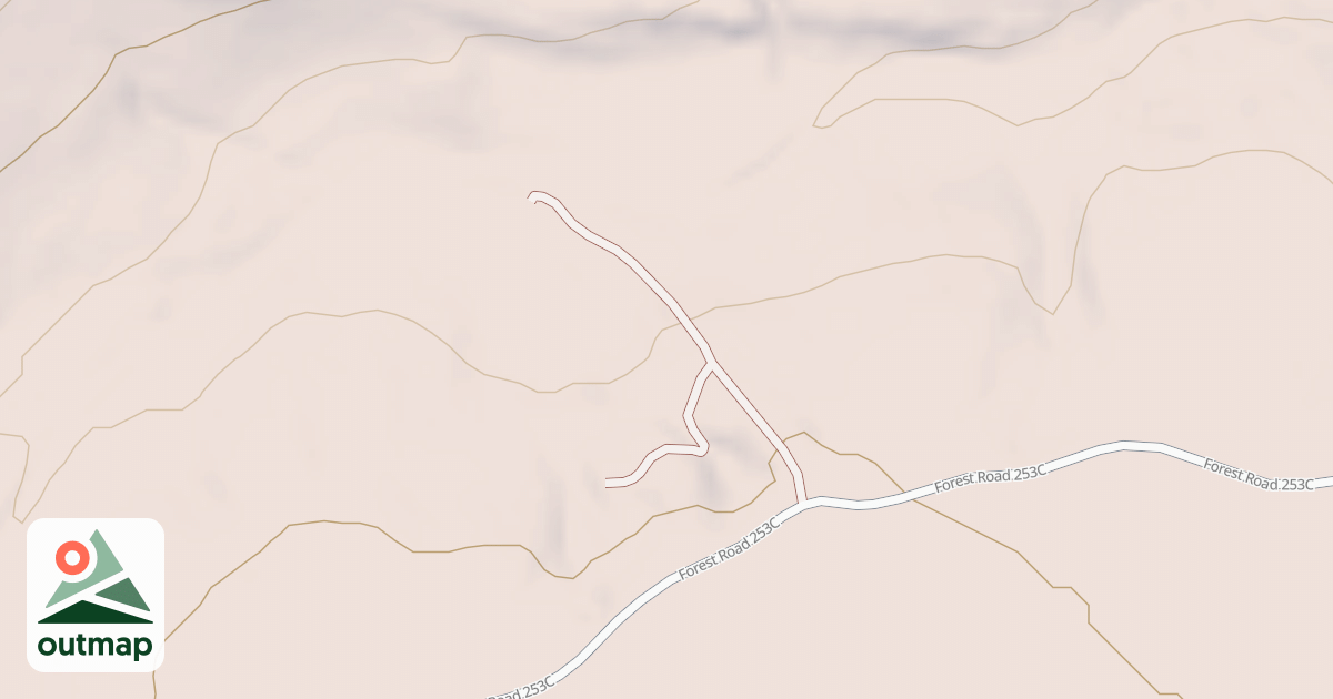Map of USFS National Forest System Roads {497485EF-7692-4A92-A5D2-CC1D14D35B7F}