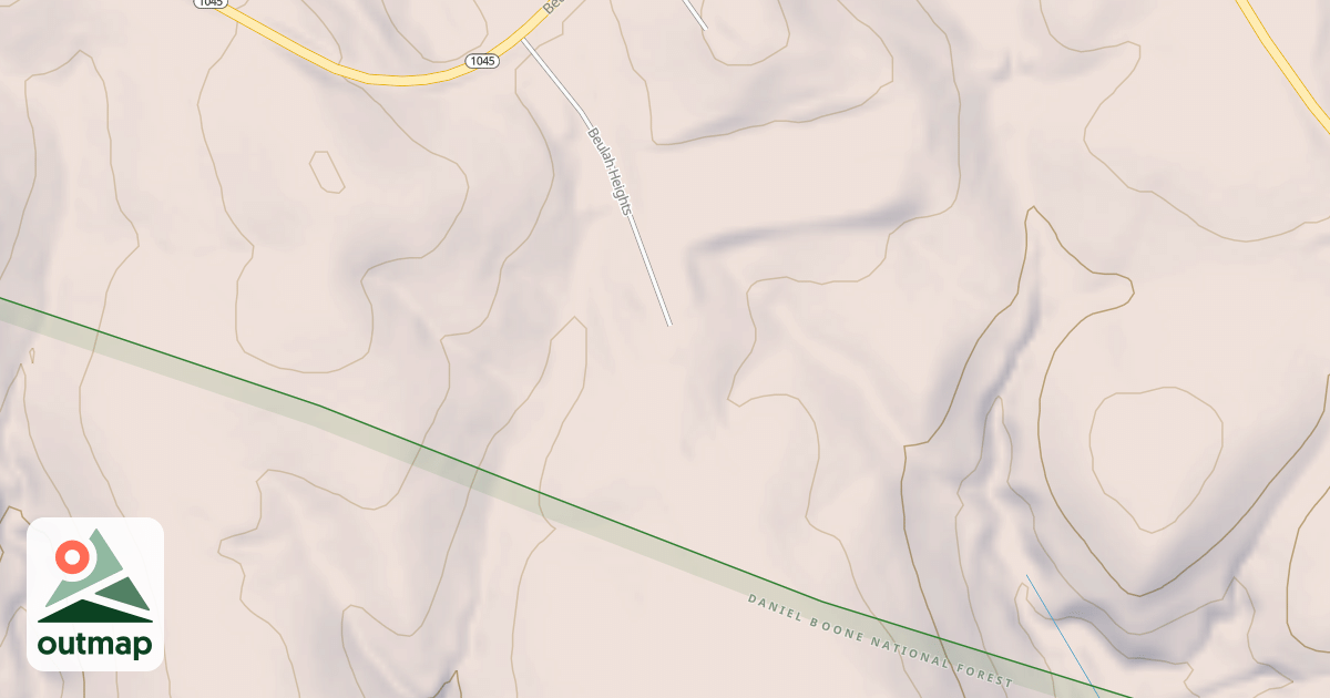 Map of BEULAH HEIGHTS