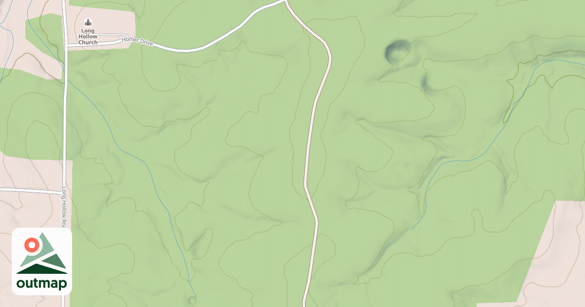 Map of LONG HOLLOW CHURCH