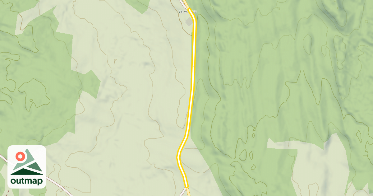 Map of Route de la Chandeleuse