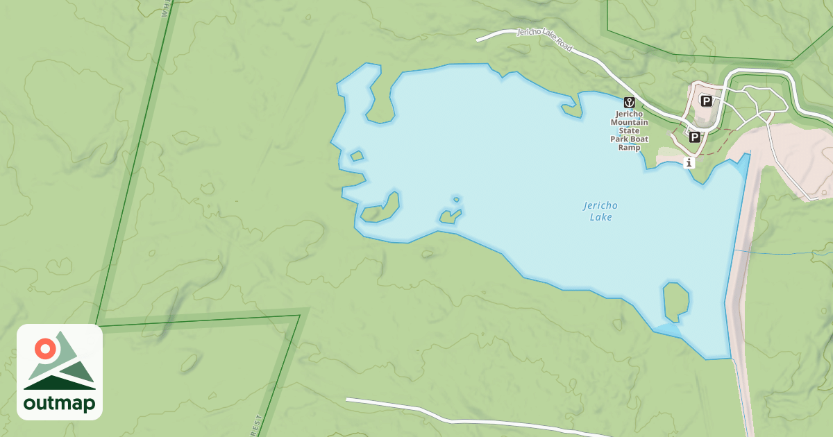 Map of Lake Loop