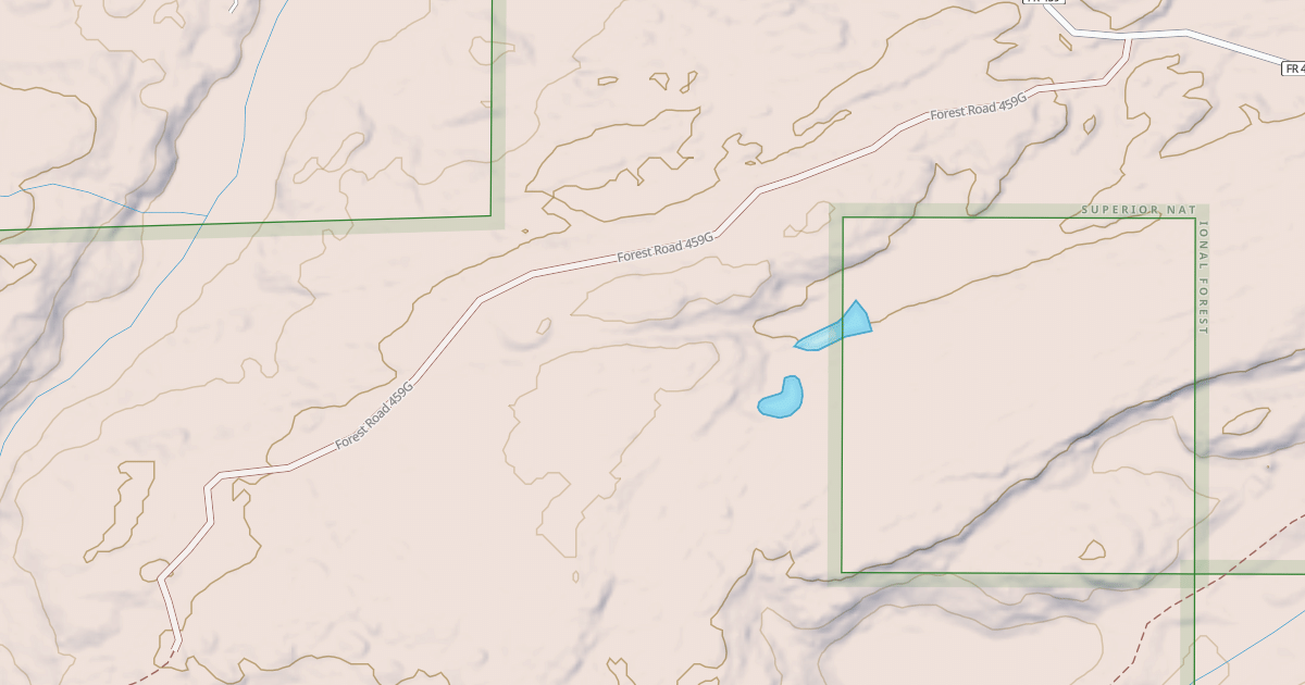 Map preview of GRASSY CREEK SPUR G