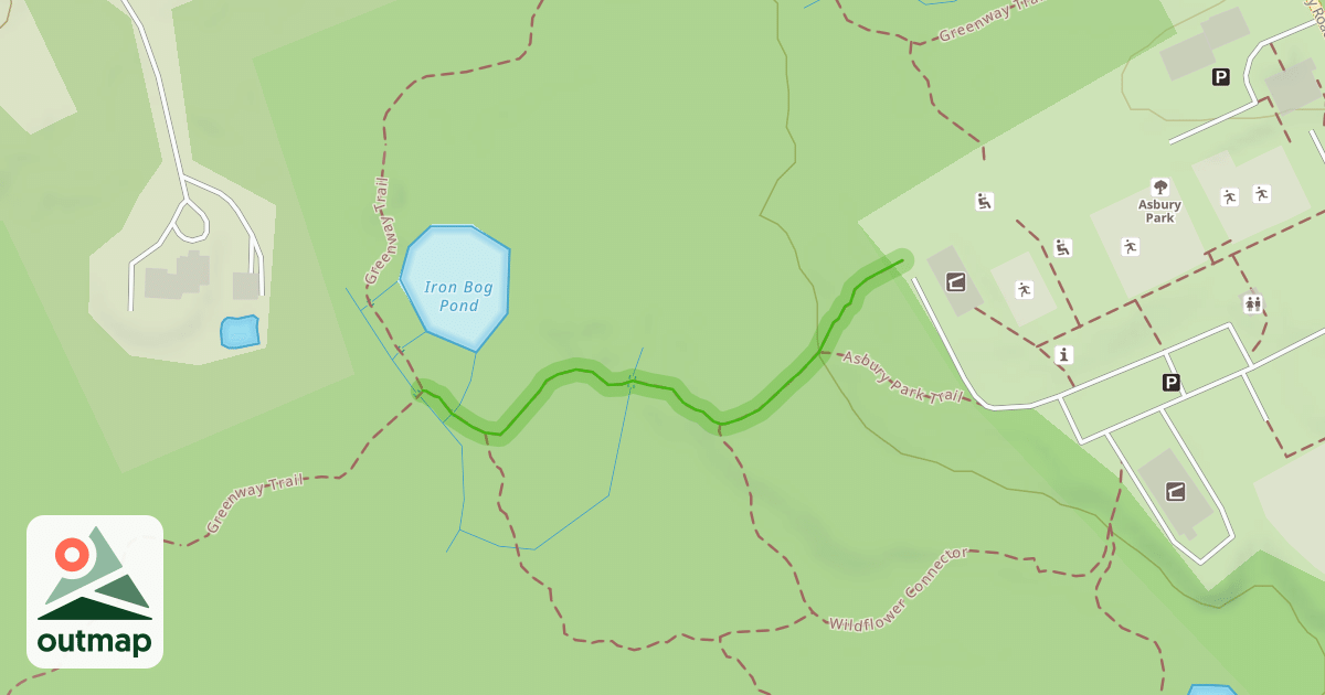 Map of Asbury Park Trail