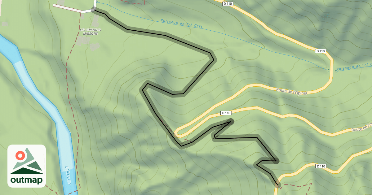 Map of Le Chemin du Kraken