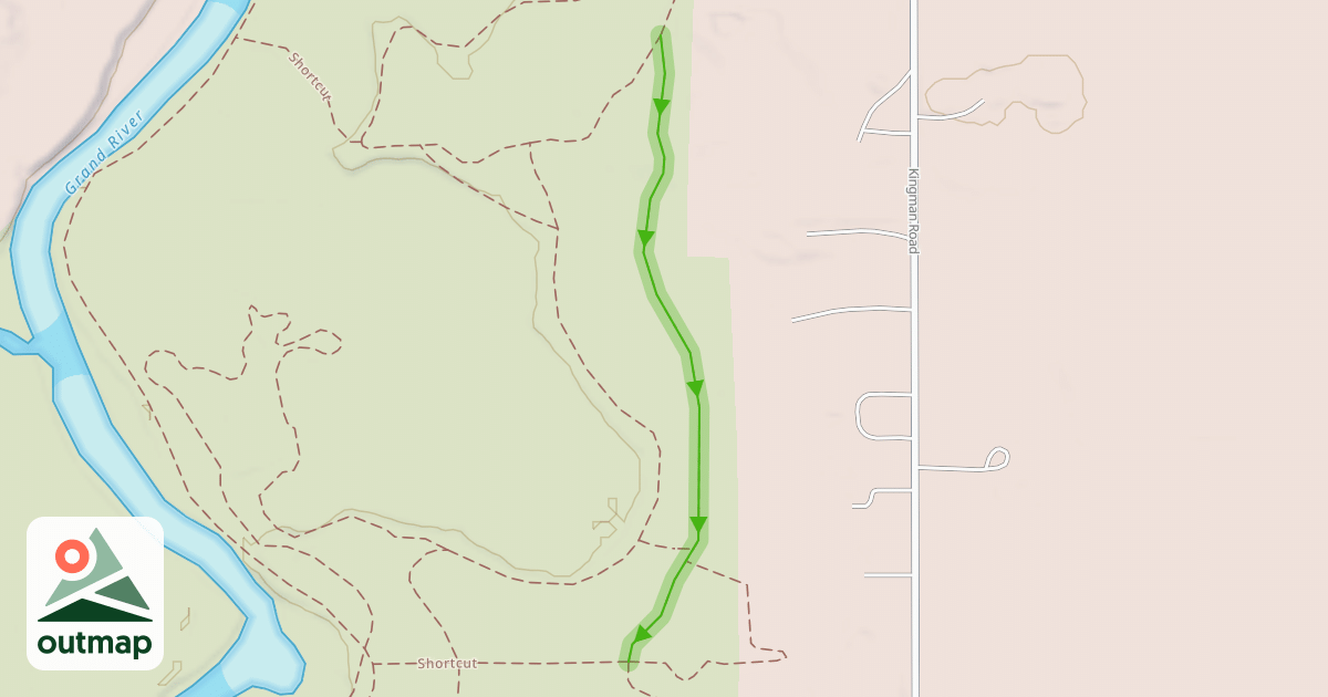 Map of MTB Trail
