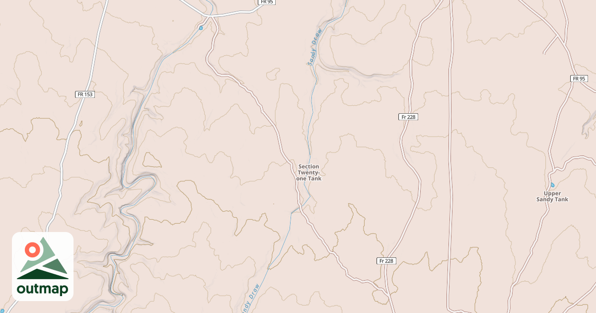 Map of USFS National Forest System Roads {48A88845-28FB-4076-A02C-D7358108DA8D}