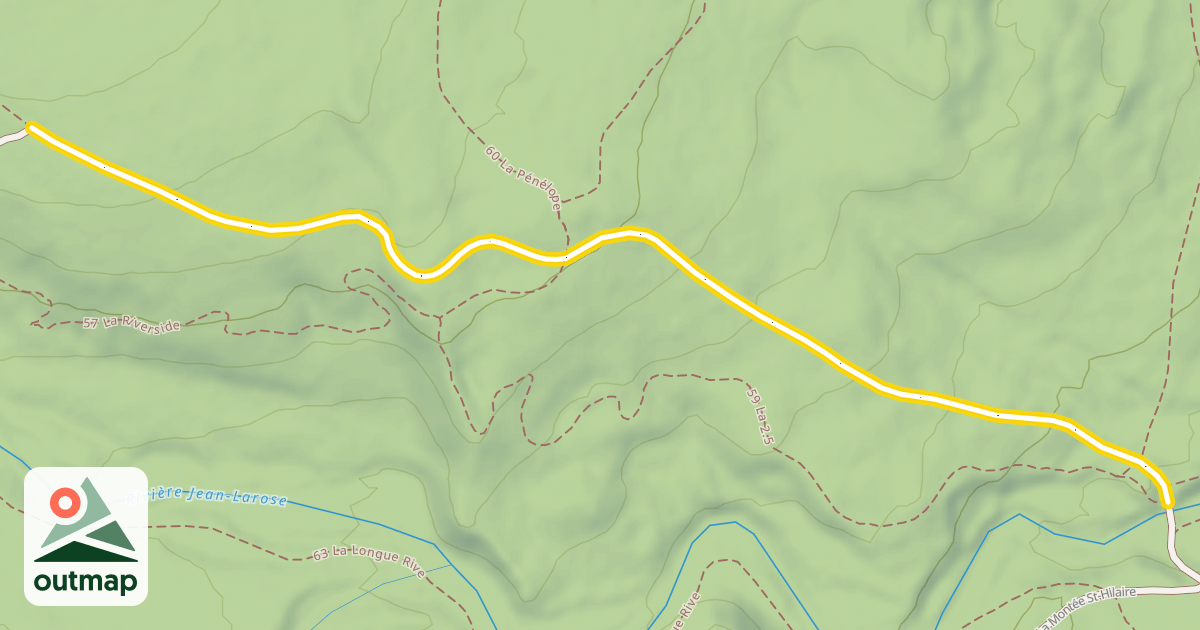 Map of 37 La Montée St-Hilaire