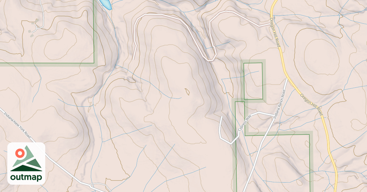 Map of DRY CREEK