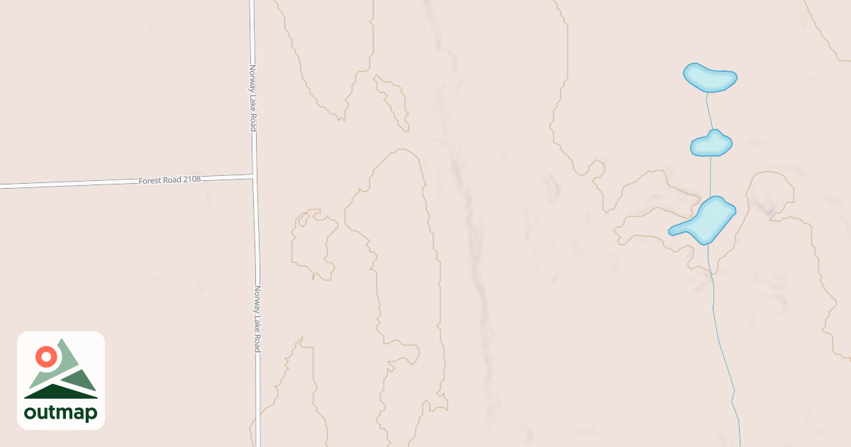 Map of USFS Motor Vehicle Use Map Trails 24342