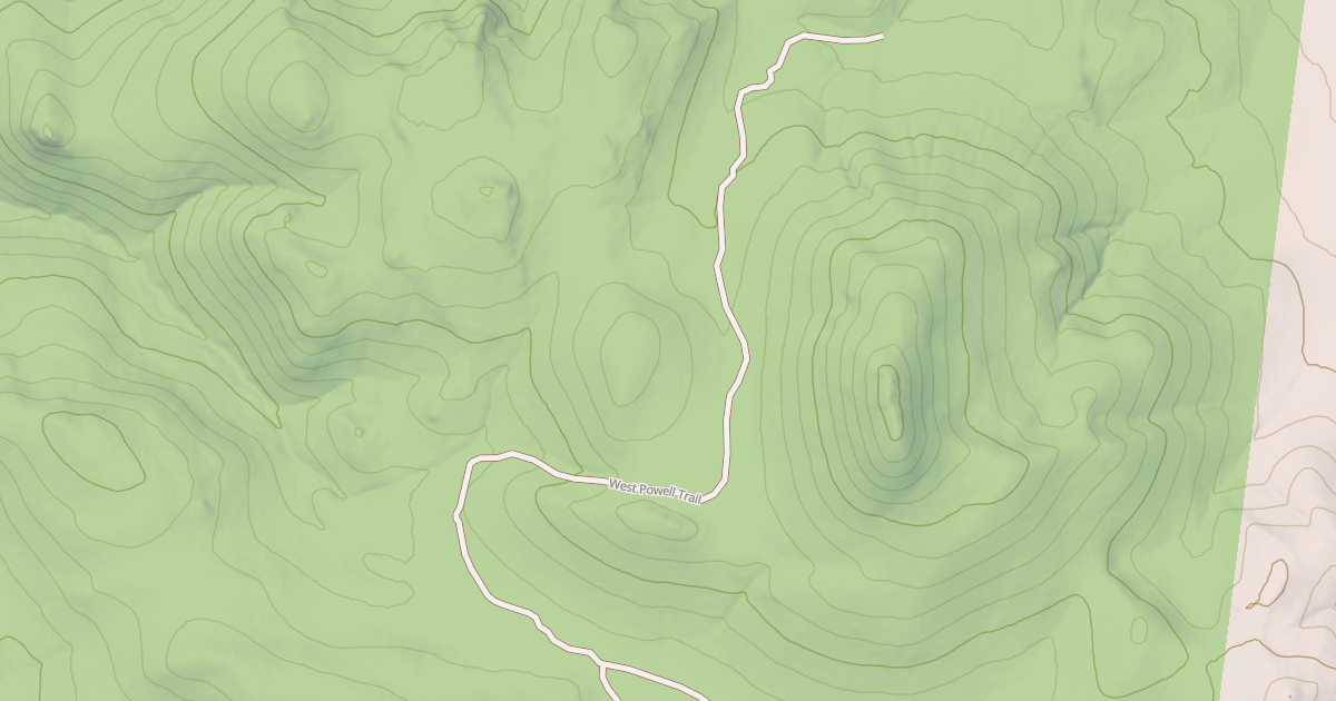 Map preview of WEST POWELL