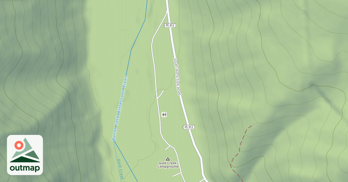 Map of (FDR) GOLD CREEK CAMP GROUND