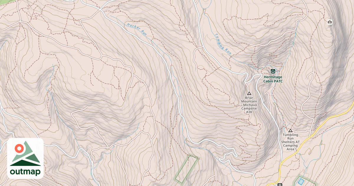 Map of Michaux State Forest – Snowmobile Trail System (Southern)