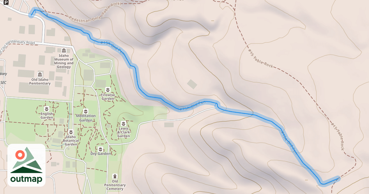 Map of #15A Old Pen