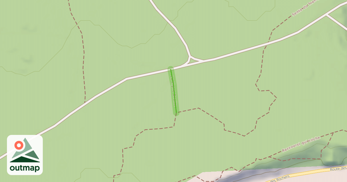 Map of La Ligne Droite