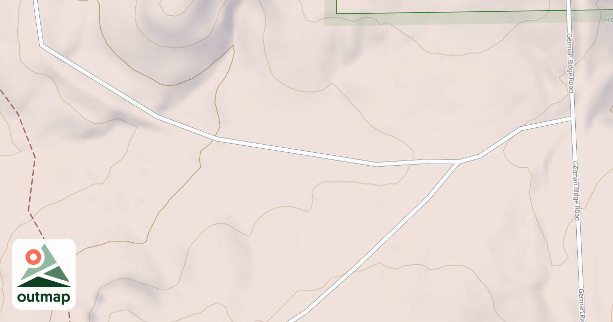 Map of GERMAN RIDGE