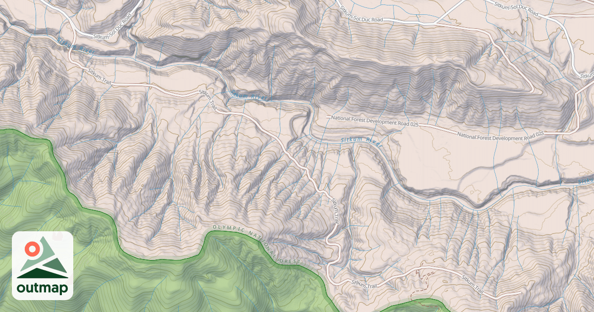 Map of SITKUM TRAIL