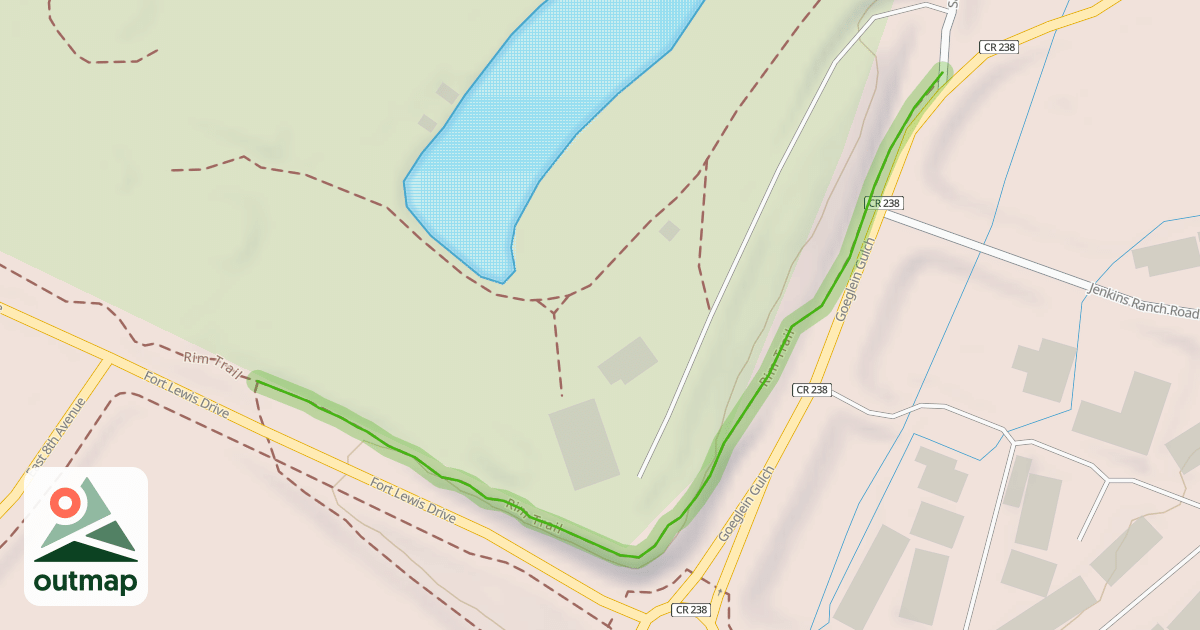 Map of Rim Trail