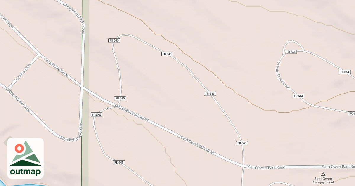 Map of DANCING SHADOW
