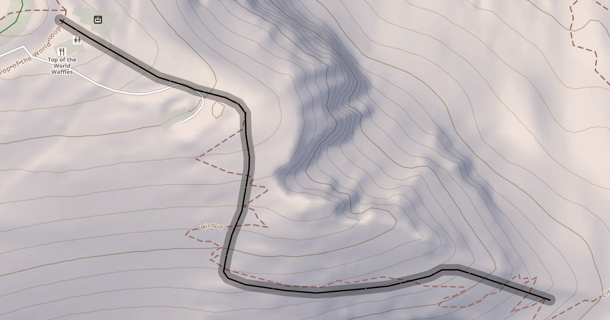 Map preview of East Ridge Traverse
