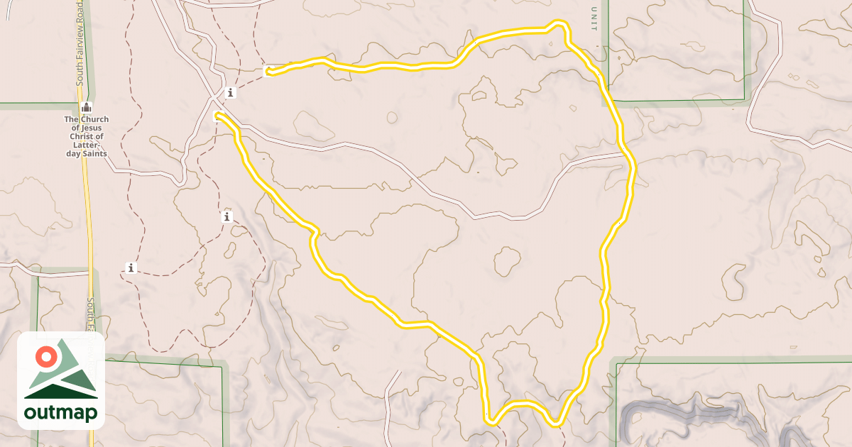 Map of Ogemaw Hills Pathway