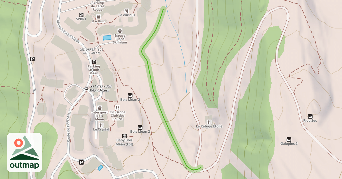 Map of Bois Méan