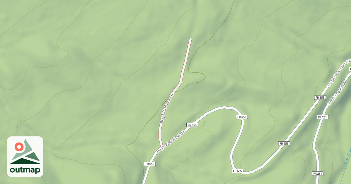 Map of BUGLE PASS B