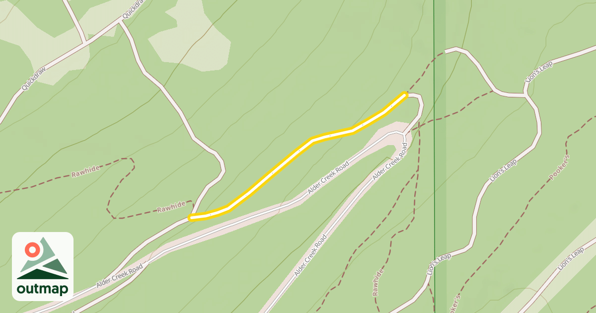 Map of Rawhide