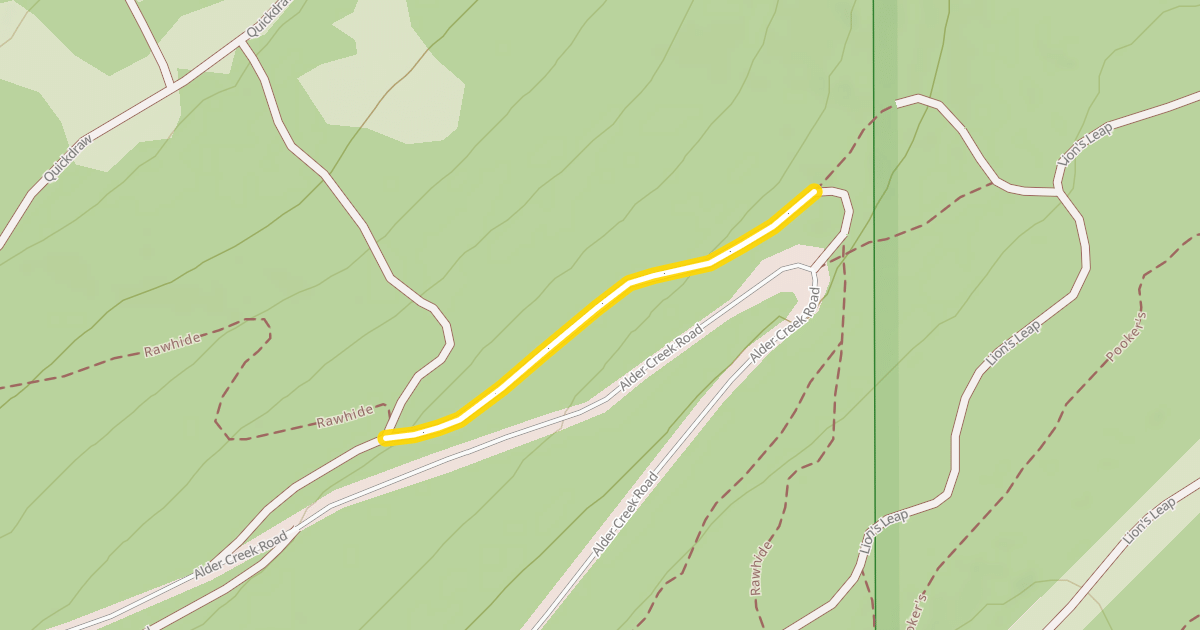 Map preview of Rawhide