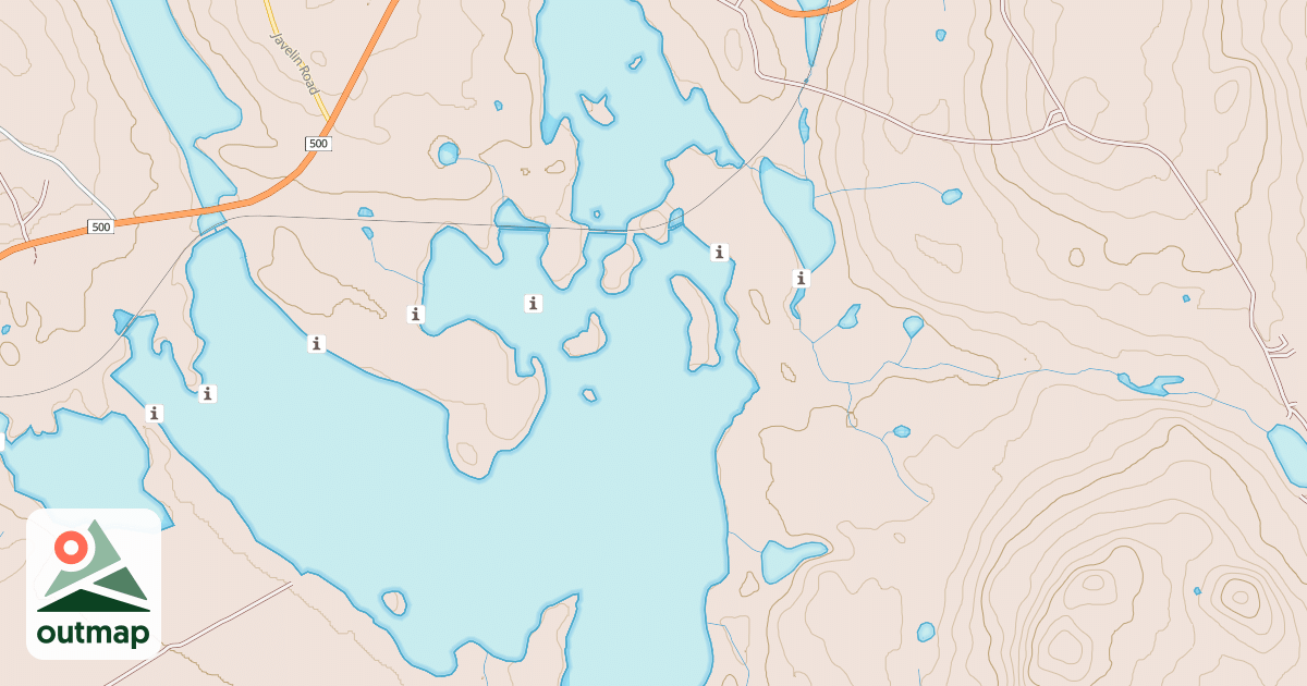 Map of White Wolf Snowmobile Club Winter Trail System